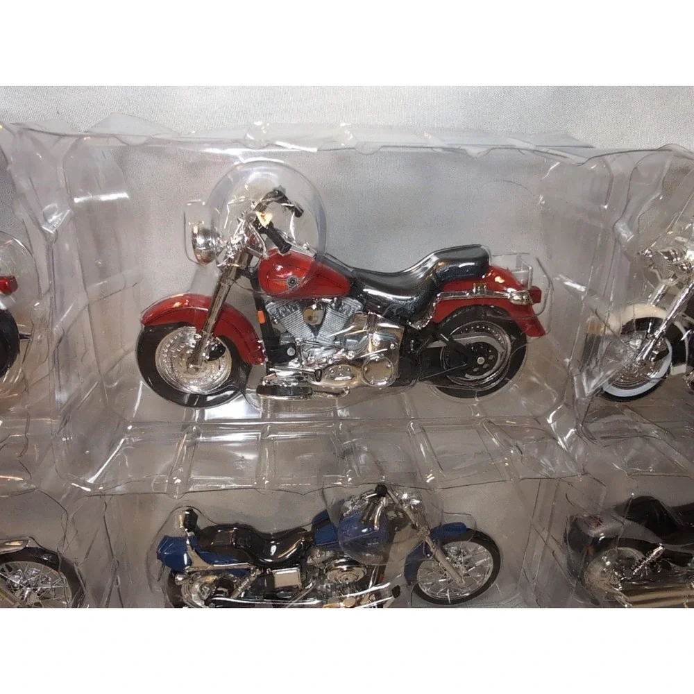6x NIB 2005 1:18 Scale Harley-Davidson Motorcycle Collection Bank Of America